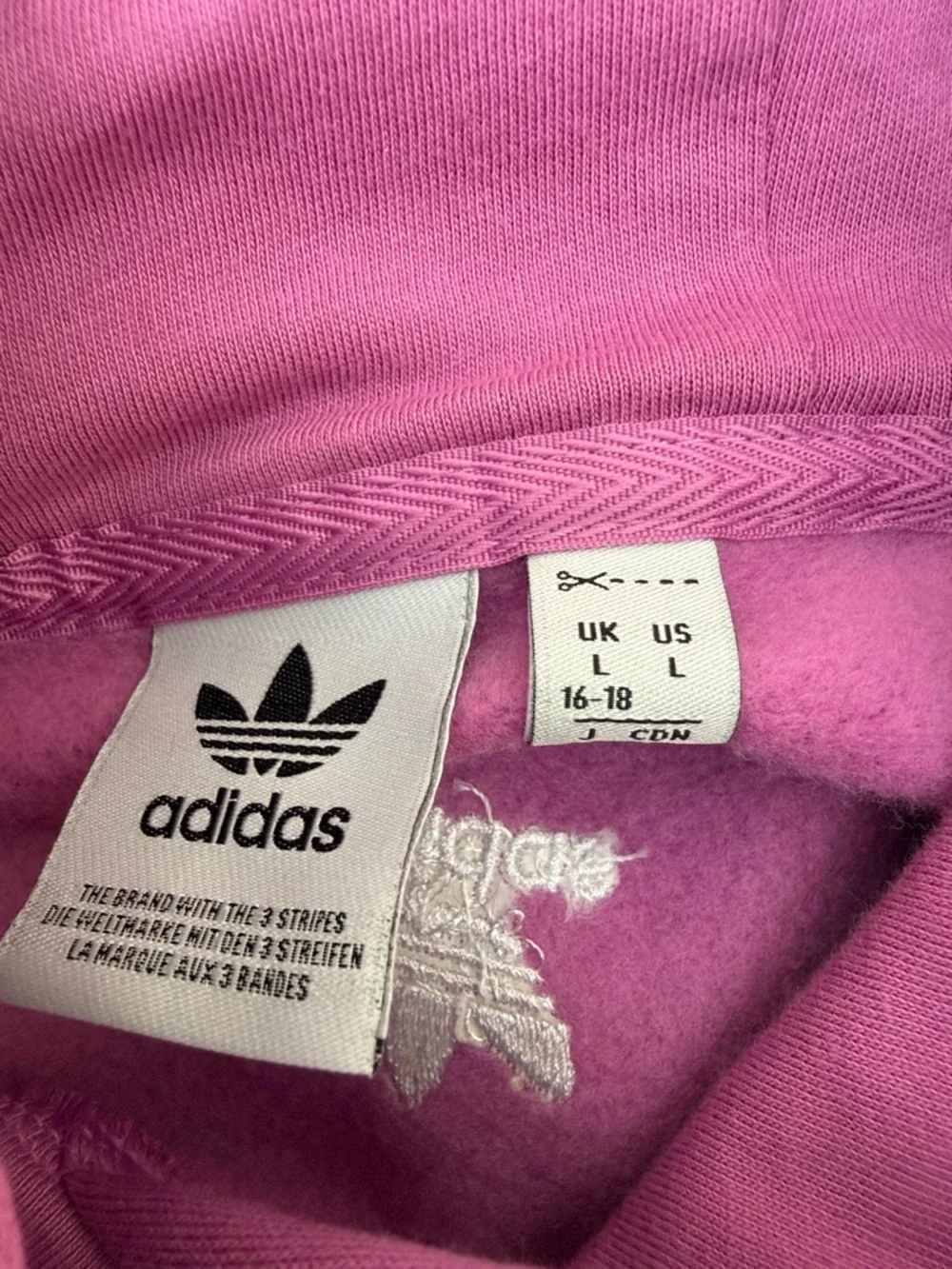 Adidas Originals Essentials Oversized‎ Fleece Hoodie in Aurora Plum Purple